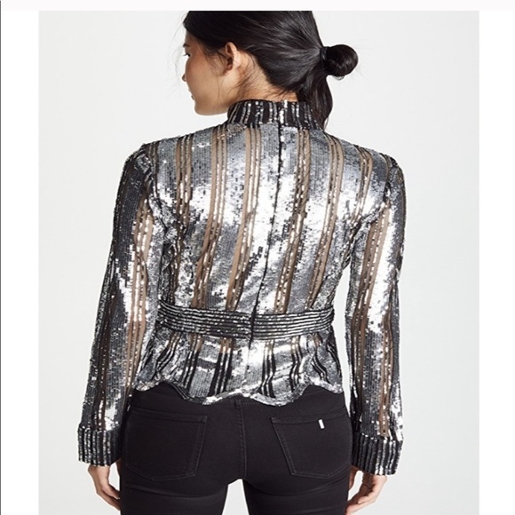 NWOT Derek Lam sequin shirt - Picture 2 of 7